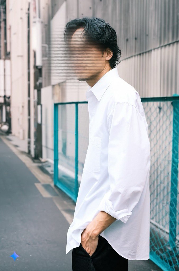 噂の『Google AI Studio』新機能、期待以上にすごかった件

元画像（1枚目）からアングルを変えた横画像や後画像をわずか数秒で生成できる
しかも髪型や服装まで自由に変更可能

4枚目は
『White long-sleeved shirt with the sleeves rolled up, no jacket.』