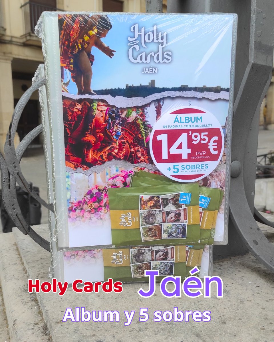casapacoubeda's tweet photo. 📢 ¡Atención, cofrades! 🙌 Ya tenemos disponibles las Holy Cards Jaén 2025 en Casa Paco.

📖 Consigue tu álbum y sobres de cromos y empieza a coleccionar la esencia de nuestra Semana Santa.

📍 ¡Corre a por ellos antes de que se agoten! 🔥

#HolyCards #SemanaSanta #CasaPaco https://t.co/K6hjc3HJr5