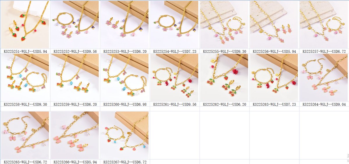 Jimmyming7's tweet photo. New styles of pastoral-style stainless steel jewelry, including fruits, vegetables, marine creatures and so on. https://t.co/lcDuEIPMrz