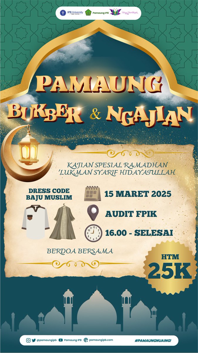 hari ini pisan euy pams, hayu jangan lupa dateng yaa