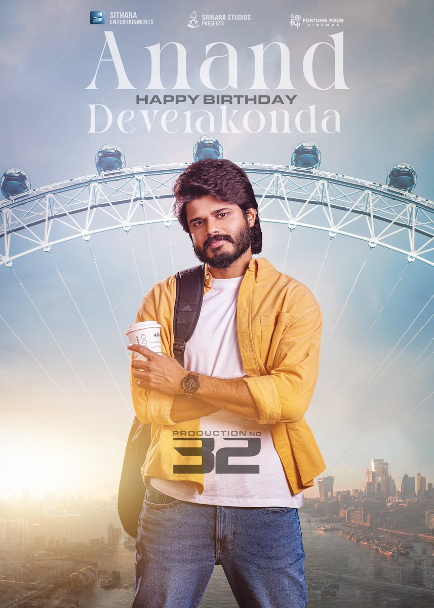 Sithara Entertainments (@sitharaents) on Twitter photo Here's wishing our dearest #AnandDeverakonda a very Happy Birthday! - Team Production No. 32 โค๏ธโ๐ฅ
Heโs set to steal hearts in the most beautiful and heartwarming story! โค๏ธ
#HBDAnandDeverakonda
#AdityaHasan <a href="/vamsi84/">Naga Vamsi</a> @Iamvaishnavi04 @HeshamAWMusic <a href="/NavinNooli/">Navin Nooli</a> #SaiSoujanya Here's wishing our dearest #AnandDeverakonda a very Happy Birthday! - Team Production No. 32 โค๏ธโ๐ฅ
Heโs set to steal hearts in the most beautiful and heartwarming story! โค๏ธ
#HBDAnandDeverakonda
#AdityaHasan <a href="/vamsi84/">Naga Vamsi</a> @Iamvaishnavi04 @HeshamAWMusic <a href="/NavinNooli/">Navin Nooli</a> #SaiSoujanya