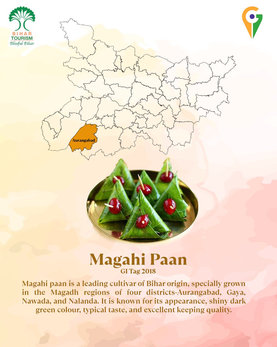 TourismBiharGov's tweet photo. #Prideofbihar   

Did you know Bihar is home to some of the most unique and iconic products that have earned the prestigious GI Tag.   

Swipe to discover some of the treasures of Bihar that have made a mark on the global stage.  

#GITagBihar #BiharAgriculture #BiharPride #BiharDevelopment #BiharEconomy #BiharHeritage #BiharInnovation #SupportBiharFarmers #BiharFoodProduction #BiharSustainableAgriculture

@tourismgoi @incredibleindia @MLARajuSingh 

A thread 👇