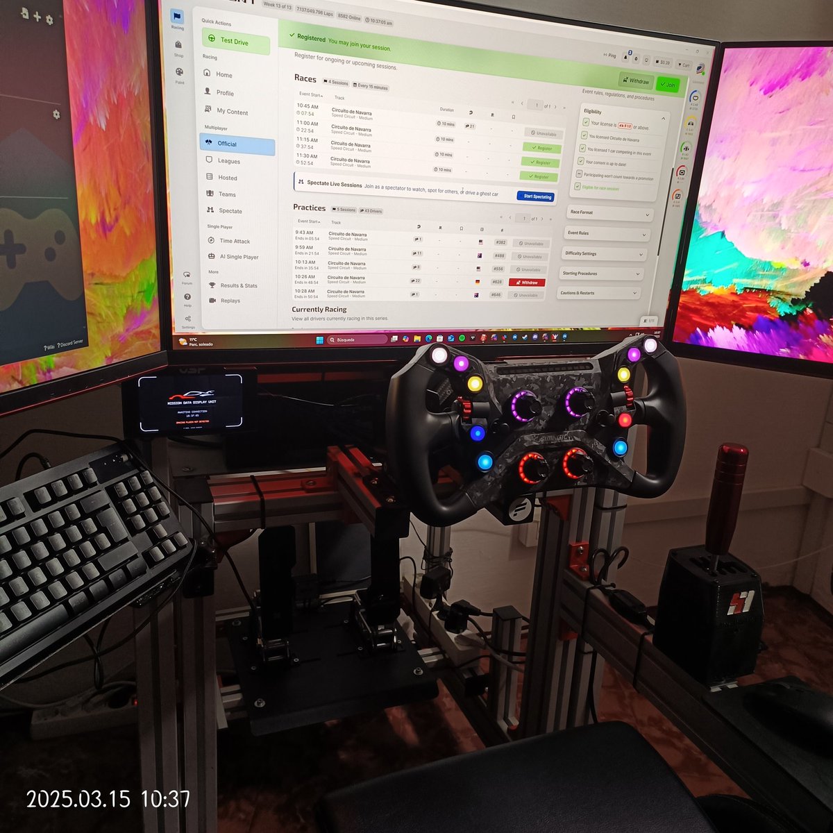 Bienvenido a casa, nuevo aro Simagic Gt Neo <a href="/SimagicOfficial/">Simagic official</a>