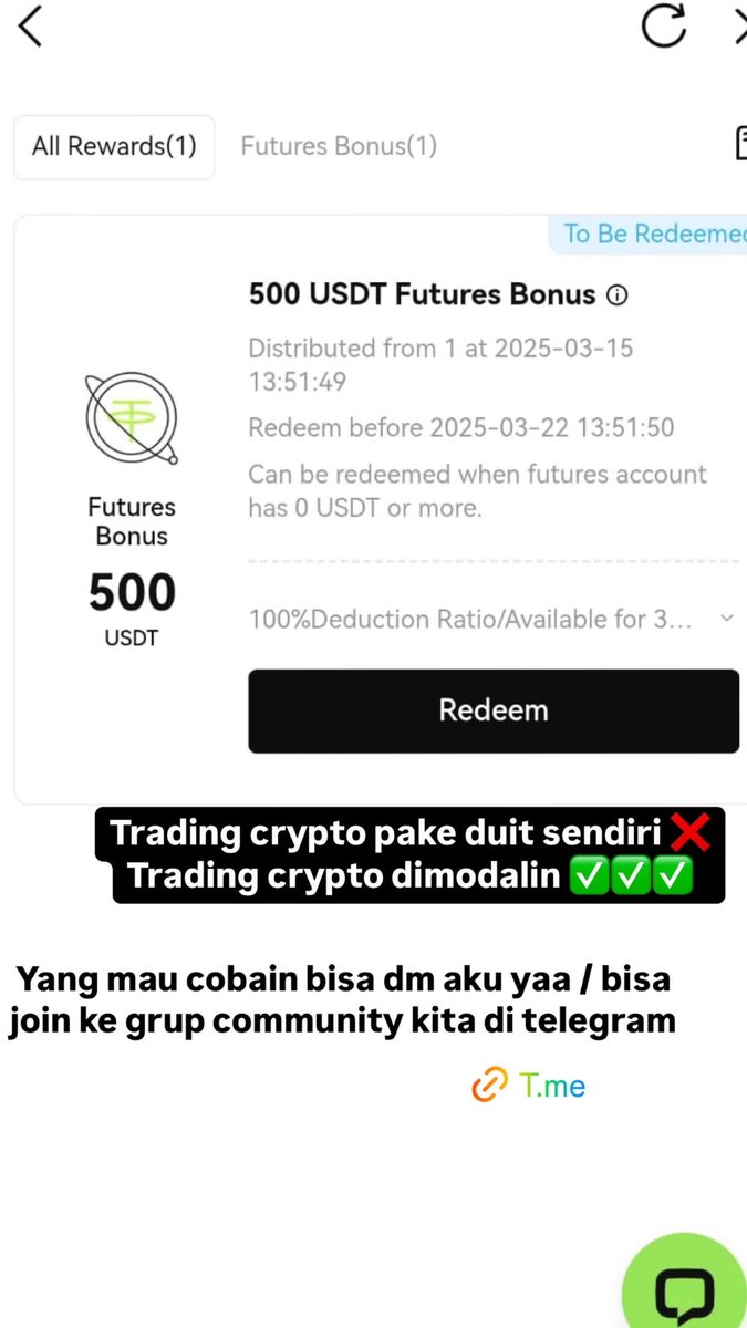 bobyhalimr's tweet photo. Yang baru mau belajar trading crypto boleh banget nihh trading disini, aku ajarin sampai bisa trading sendiriii!!!
Bisa dm aku / join grup community kita di telegramm guys

https://t.co/zm20ufkFG6

Buruan slot terbatas buat yang bener2 mau belajar trading tapi dimodalin hihihi https://t.co/5GQEwjAdVi