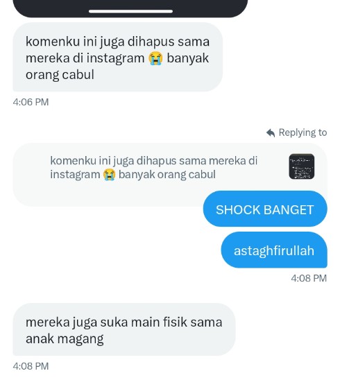 0R4LE's tweet photo. ~19(2)
sender shock, aku shock, kita semua shock 😭 https://t.co/ytv991Vu12
