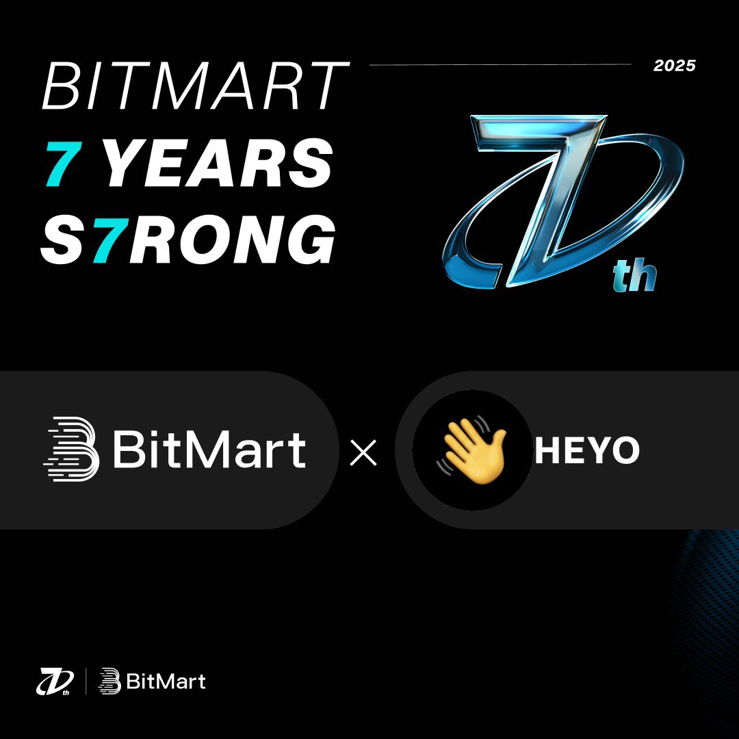 🎉 Celebrating BitMart’s 7th Anniversary! 🚀

🔥Congratulations to <a href="/BitMartExchange/">BitMart</a> on seven years of innovation, growth, and excellence! As a trusted partner, we are proud to have been part of this incredible journey, witnessing BitMart’s impact on the crypto industry.

🚀Here’s