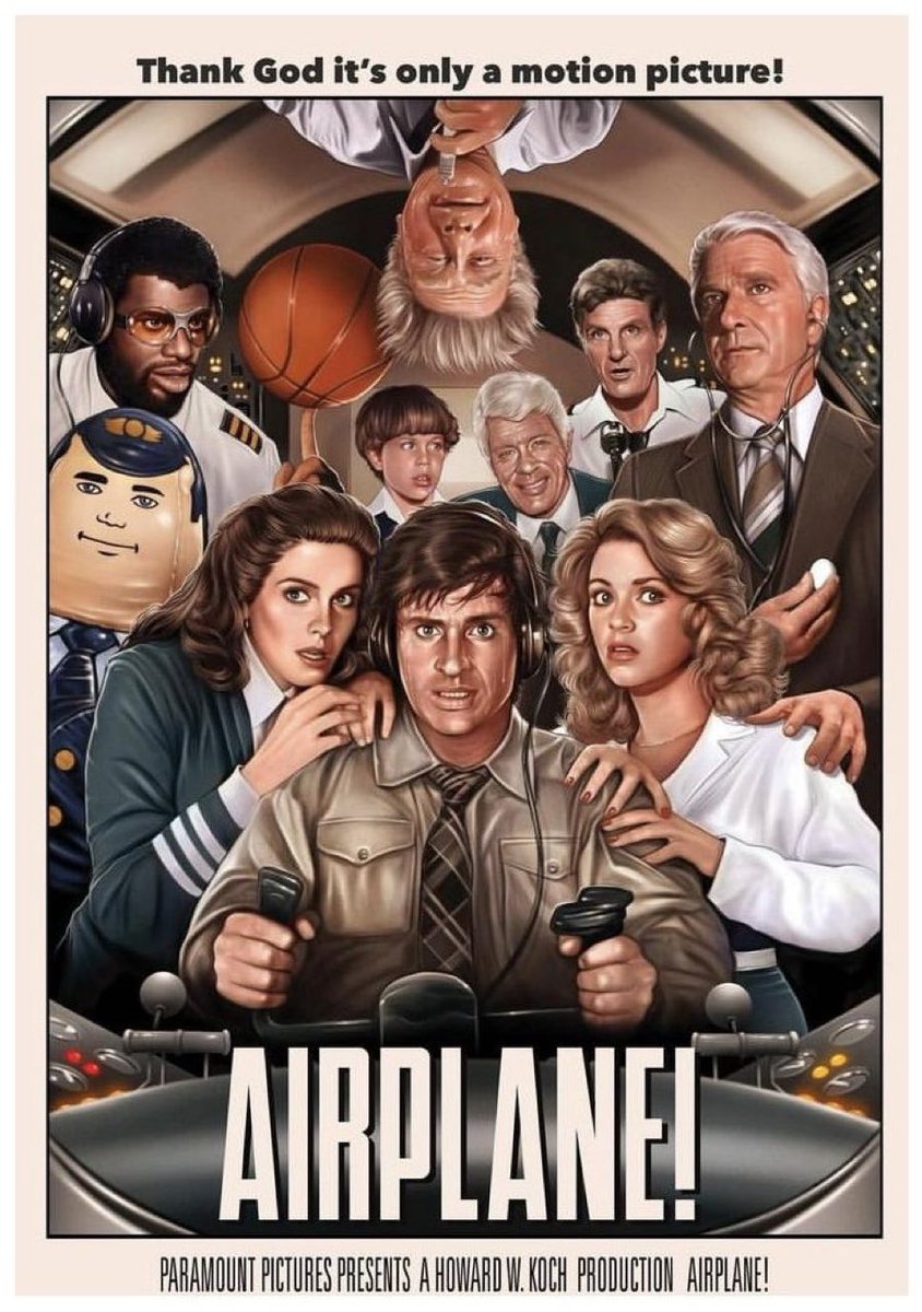 “Aterriza como puedas”(1980)
🎨Nick Charge

¿Cuántos fans?