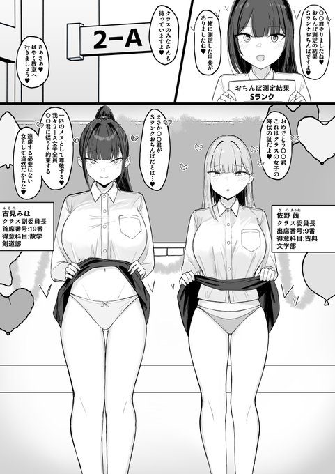 Sランクちんぽに認定されてクラスメイト達からご褒美ハーレムプレイ♥ 