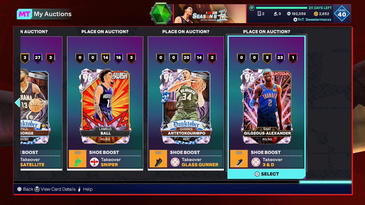 Burnt out. Selling the squad for now. Prolly be back szn 7-8. How much am I looking to get?<a href="/CarlosxcStory/">CarlosStory</a> <a href="/CallMeMeech_/">CallMeMeech_</a>  <a href="/xJC2Kx/">JC</a> <a href="/xEvanTanaka/">Evan Tanaka</a> <a href="/spaidz_2k/">SPAIDz</a> <a href="/NBA2KMyTEAM/">NBA 2K MyTEAM</a> <a href="/DBGyt_/">Mick</a> <a href="/spontaneousJei/">HoloJ 🌈</a> <a href="/HenryTheBlasian/">HTB ♨️</a> <a href="/PrimeTimeKG_/">KG</a> <a href="/tsmolz/">Tsmolz</a> <a href="/Curr/">໊</a> <a href="/noreturnmg/">NoreturnMG</a> <a href="/mosballin/">Mos</a> #NBA2K25 #myteam
