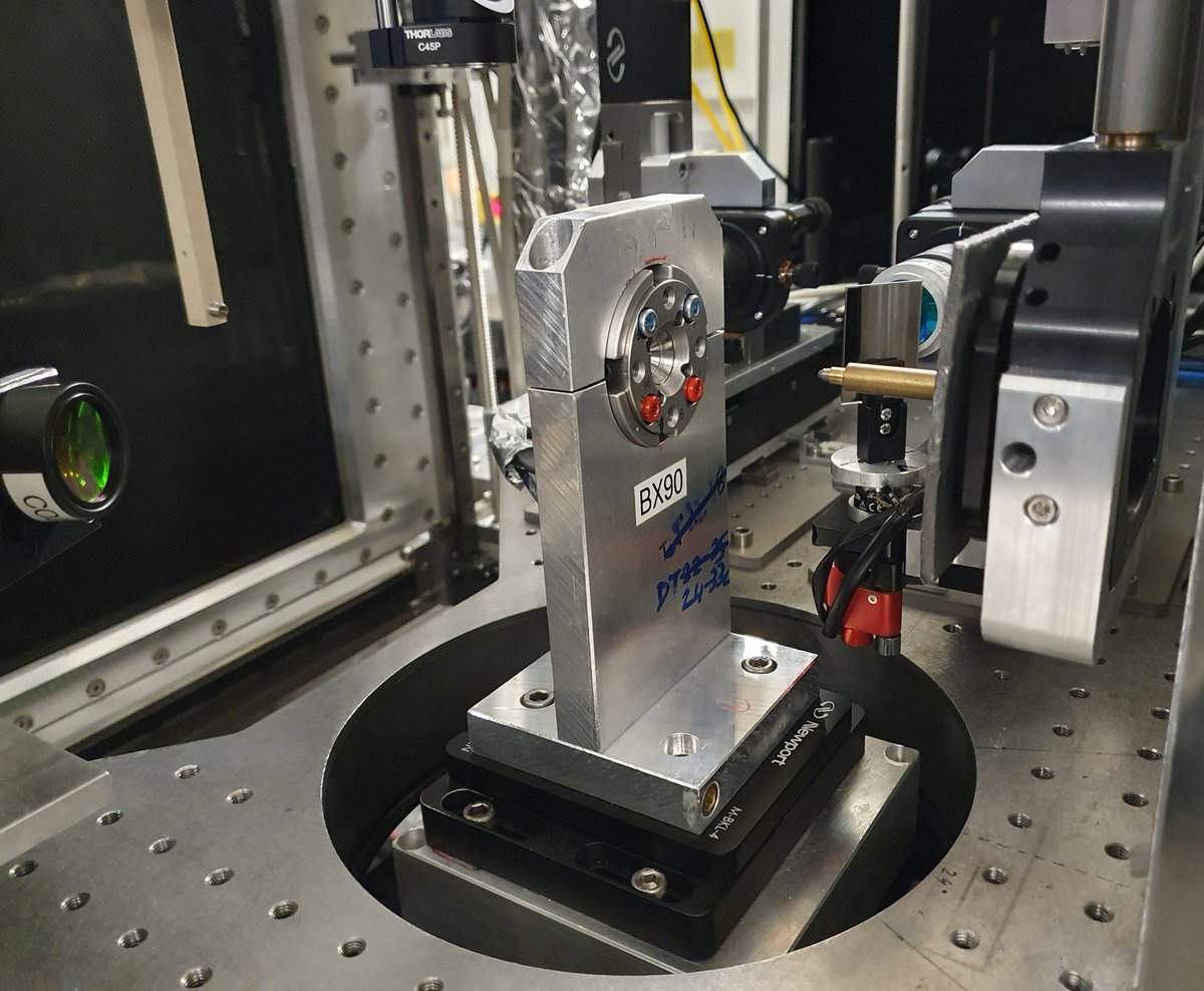 Matic L⌬zinšek (@maticlozinsek) on Twitter photo Burning our samples under high pressure in #DAC with laser heating at P02.2 Extreme Conditions Beamline, PETRA III <a href="/desynews/">DESY (English)</a> 💎🔥
#ChemTwitter #RealTimeChem #Crystallography Burning our samples under high pressure in #DAC with laser heating at P02.2 Extreme Conditions Beamline, PETRA III <a href="/desynews/">DESY (English)</a> 💎🔥
#ChemTwitter #RealTimeChem #Crystallography