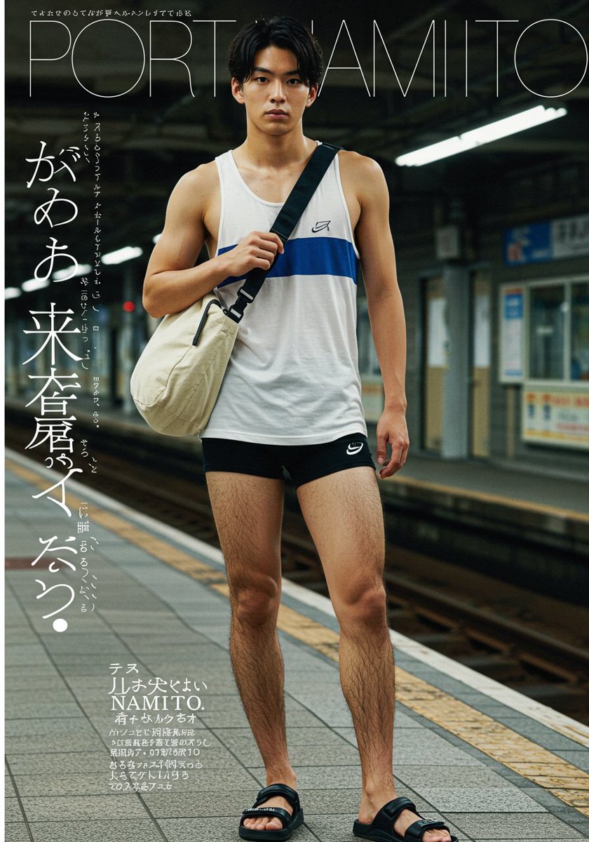 ai_dansam's tweet photo. 雑誌風
郊外のある駅で出会ったイケメン達

 #imageFX  #AIart  #AI男子 https://t.co/zz3VE0qpxh