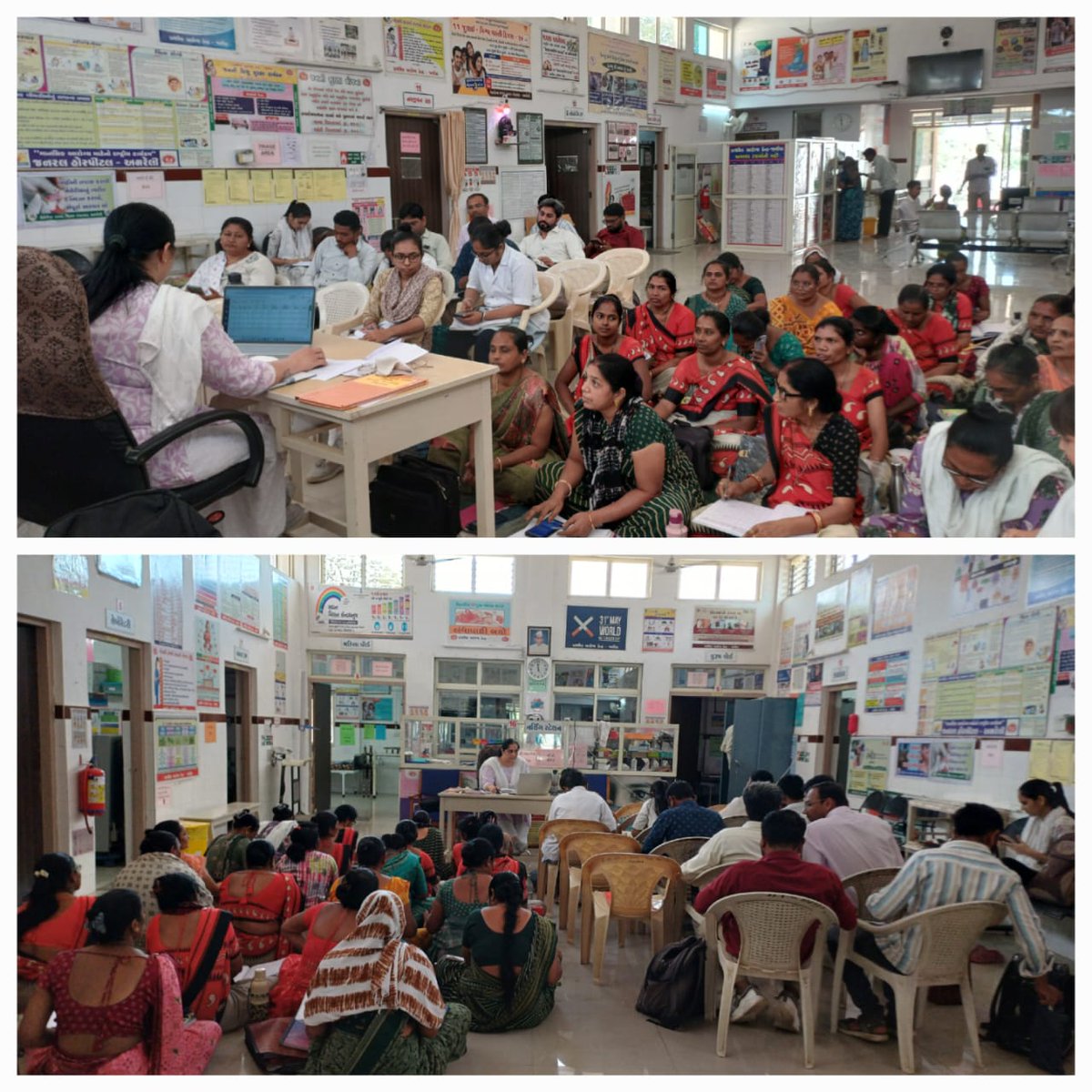AmreliHealth's tweet photo. #Ashameeting
આજરોજ અમરેલી જિલ્લાના દરેક PHC/UPHC ઉપર આશા મિટિંગનુ આયોજન કરવામાં આવ્યુંં અને તેમા આરોગ્ય શિક્ષણ તથા માર્ગદર્શન આપવામાં આવ્યું. https://t.co/p1i7oNlA4m