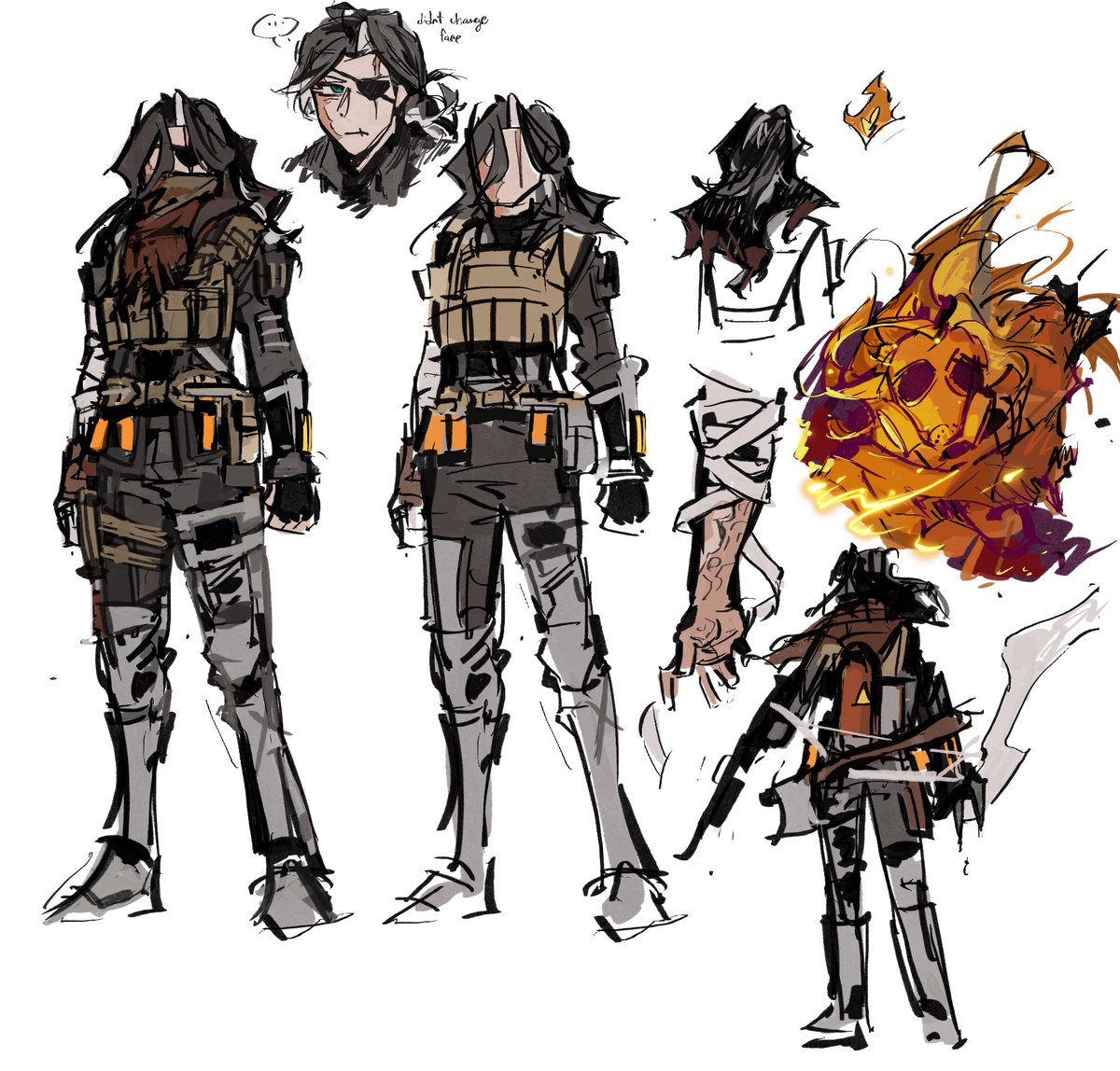 M_vros's tweet image. #decayingwinter oc redesign