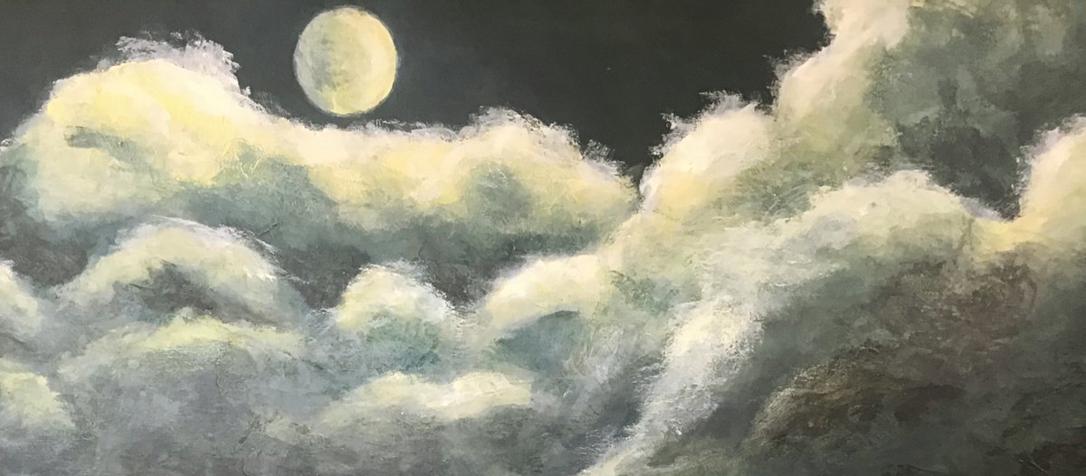 malcolmtait's tweet photo. I bond them to the board,  cover them with two or three layers of tissue paper and then add many layers of paint. A technique I found when I discovered the work of artist Lee JinWoo who creates large abstract canvases using gradations on pebbles and grit amongst other materials. https://t.co/35CyJLg6uc