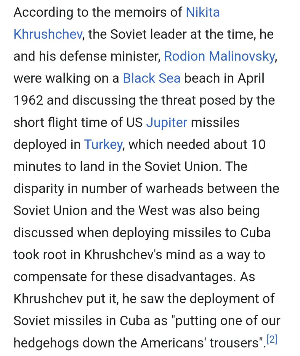 alexnorleen's tweet photo. @the_lineca Might I suggest we borrow a phrase from Nikita Khrushchev and "put some of our hedgehogs down the Americans' trousers"? https://t.co/dtrifO8ied