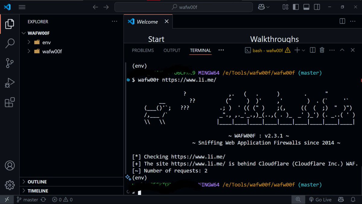 soul_serenity2o's tweet image. Learn About WAF. Find which Waf is using the website. 
used wafw00F

Mentor: @SakibZisan 

#bytecapsule #mission2025 #happylearning #ethicalhacking #CyberSecurity