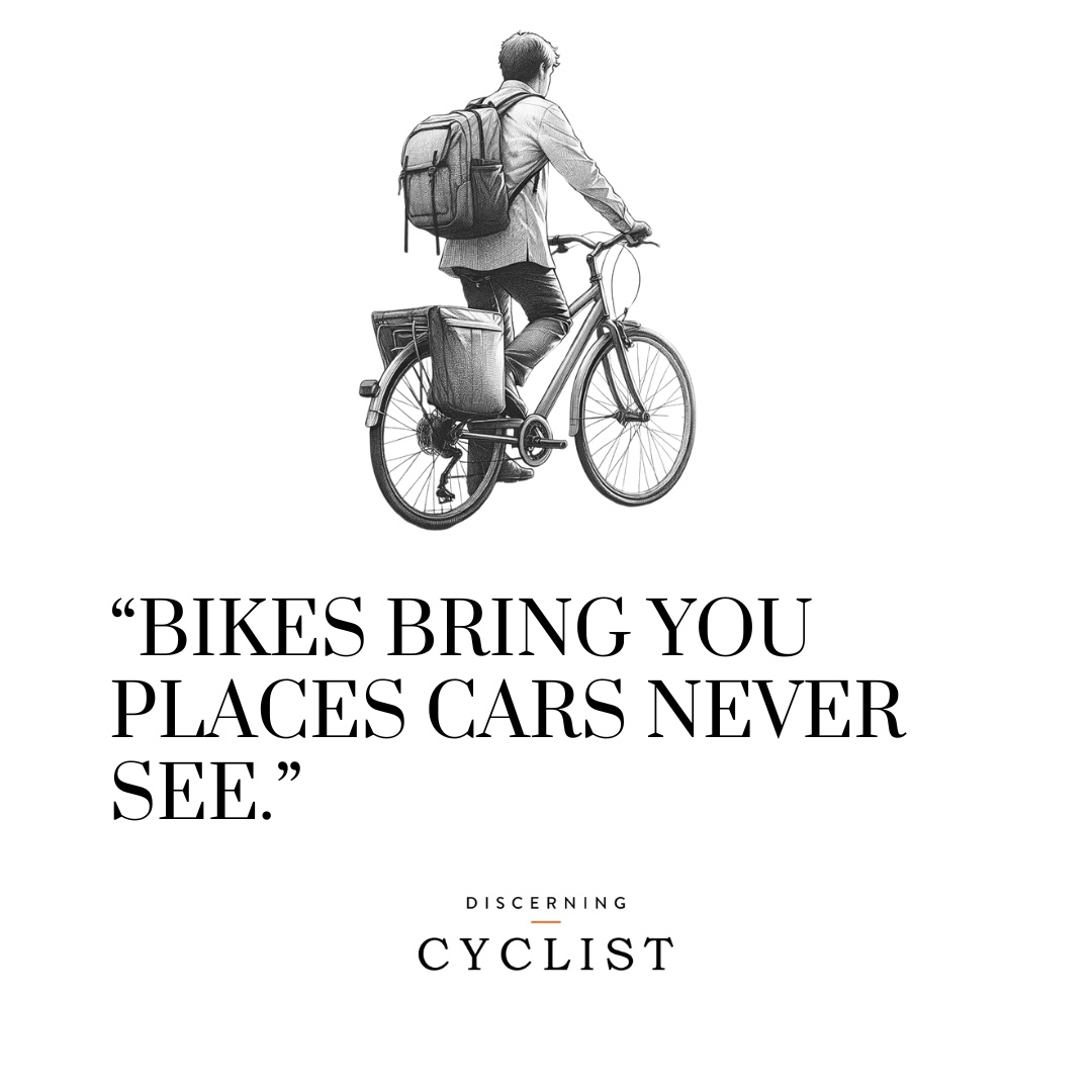 discerningcyc's tweet image. Love this quote. ❤️ Here are 91 more cycling quotes 👉 discerningcyclist.com/best-bicycle-q…
