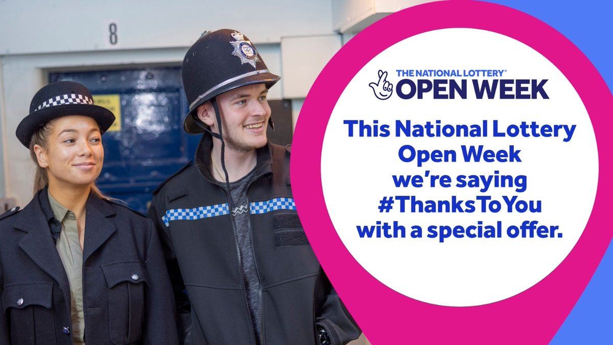 WMPHistory's tweet photo. ๐จ๐๏ธ **2 FOR 1 TICKET OFFER** ๐๏ธ๐จ
๐น Offer available from 15th - 23rd March
๐น Proof of National Lottery purchase required for entry
๐น In person tickets only / not available online
https://t.co/iXL68hU4sZ
@LottoGoodCauses #ThanksToYou #NationalLotteryOpenWeek https://t.co/LsGIiWcHEy
