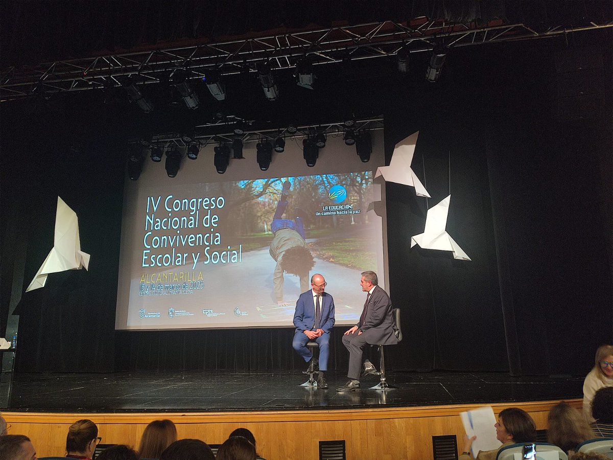 IV Congreso de  Convivencia escolar y social.
<a href="/ceadealcantaril/">Ceadealcantarilla Centro Erasmus+</a>   presente en un evento clave para compartir experiencias y fortalecer la convivencia escolar. 💡📚 Nuestro agradecimiento al <a href="/AytAlcantarilla/">Ayuntamiento de Alcantarilla</a> por esta experiencia tan enriquecedora🤝💙 <a href="/EduPermanenteRM/">Educación Permanente Región de Murcia</a>