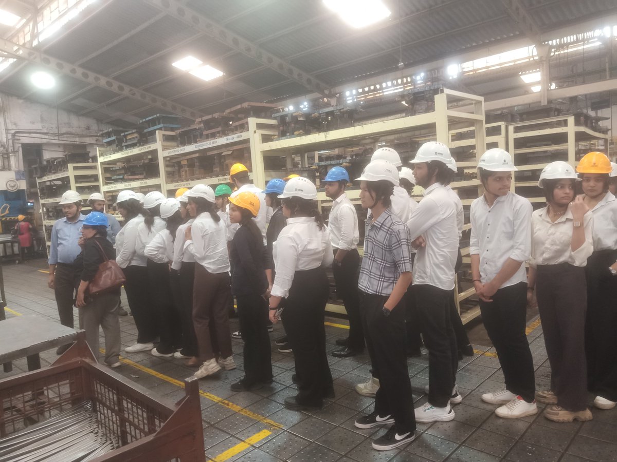 jimsljptweets's tweet image. As a part of the #industryvisit program , a group of #BBA-4 students #JIMSVKII visited the #JBM-Auto plant on 11 th March’25.
#BestBBAplacementsinDelhiNCR
#JIMSVasantkunjBAfees
#BestBBAcollegeinDelhi
#BBAadmission2025vasantkunj
Visit us at jimssouthdelhi.com 📞011-35028536