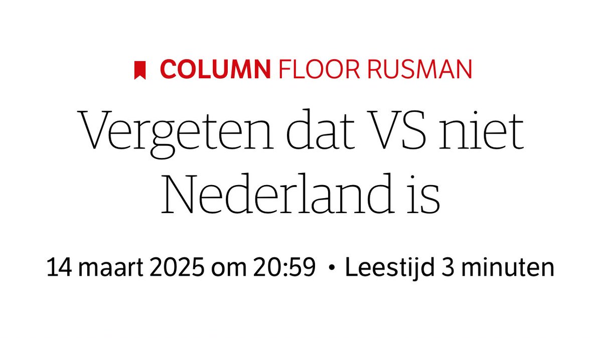 De column van <a href="/FloorRusman/">Floor Rusman</a> in <a href="/nrc/">NRC</a> raakt aan iets wat me de afgelopen jaren steeds meer is opgevallen. Als Iraanse dissident die dertien jaar geleden in Nederland terechtkwam, keek ik in het begin met bewondering naar de manier waarop hier maatschappelijke debatten werden