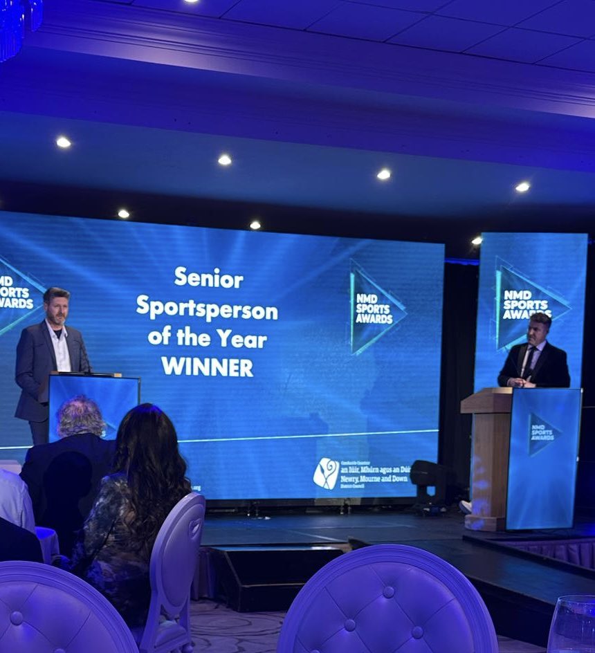 conor_galbraith's tweet image. Last night I had the pleasure of announcing and presenting the Senior Sports Person Of the Year at the NMD Sports Awards. A huge congratulations to all the nominees and winners on the night, the talent that was showcased accross the district was incredible.