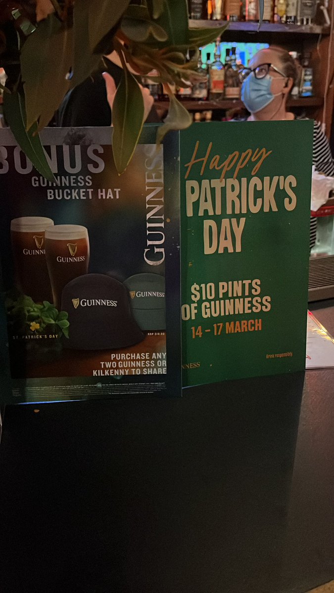 Pint of Guinness today in Sydney.