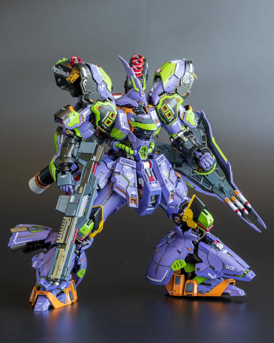 GundamBro's tweet photo. EVA-01 RG Sazabi

Credit: marsmctavish (Reddit)

#Gundam #NeonGenesisEvangelion #Gunpla https://t.co/Mcn8lSzqaC