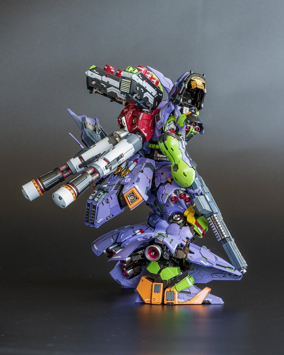GundamBro's tweet photo. EVA-01 RG Sazabi

Credit: marsmctavish (Reddit)

#Gundam #NeonGenesisEvangelion #Gunpla https://t.co/Mcn8lSzqaC