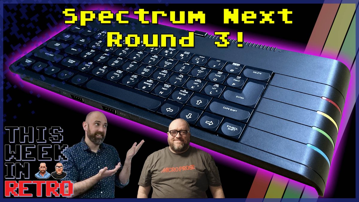 SaTWirday! youtu.be/oQxfuwMo6t8 Spectrum Next Issue 3 Announced! 5 Prototype Consoles! Acclaim is back? All this and more on this week's show!