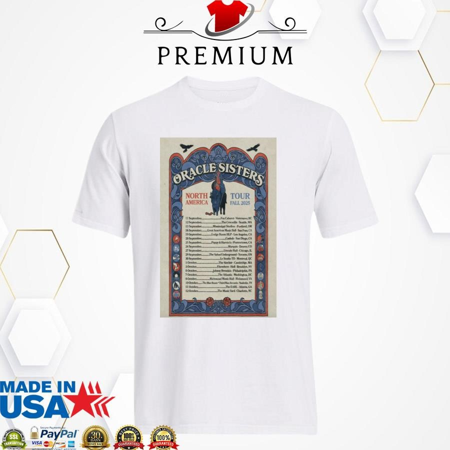 PremiumTeeLLC's tweet photo. Official Oracle Sisters Fall Tour 2025 T-shirt
Buy This:https://t.co/tqVEqSv0uH
Home: https://t.co/ZKCJNd2UAA https://t.co/uZ80Bqcg7S