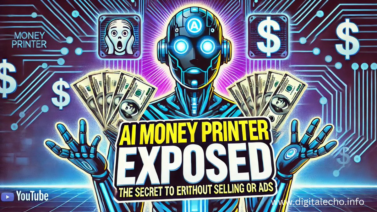 Digitalechoy2's tweet photo. 🚨 AI Money Printer EXPOSED!

✅No selling
✅No ads
✅Automated AI profits
💸Discover how this secret system is helping people earn $69 repeatedly – without lifting a finger!
Watch the full reveal: https://t.co/cJRlyl5dWG

#AIMoneyPrinter #PassiveIncome #SideHustle #Automation https://t.co/3PNSVNSoag