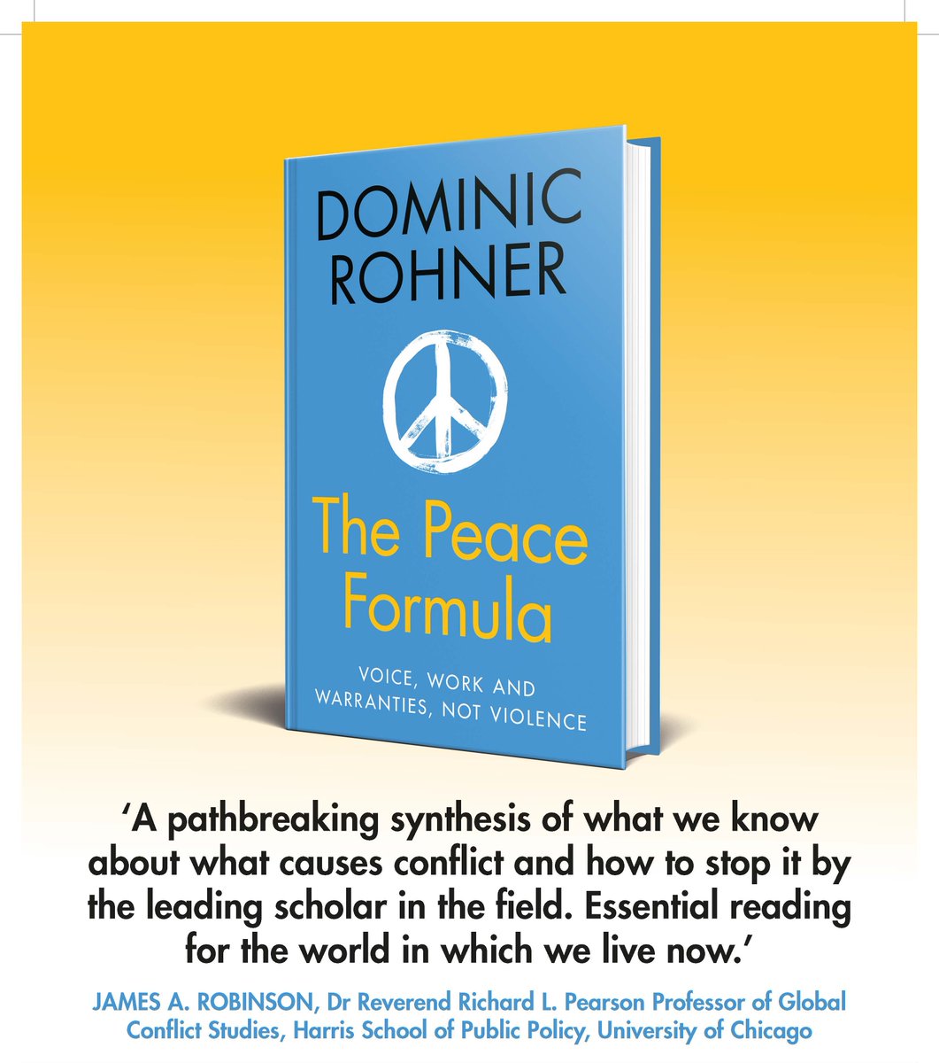 Dominic Rohner (@dominic_rohner) on Twitter photo Just to mention for those going to the "Salon du Livre" <a href="/livregeneve/">Salon du livre</a> in Geneva next week: I will present on Wednesday 19 March from 4pm to 5pm my book "The Peace Formula". Just to mention for those going to the "Salon du Livre" <a href="/livregeneve/">Salon du livre</a> in Geneva next week: I will present on Wednesday 19 March from 4pm to 5pm my book "The Peace Formula".