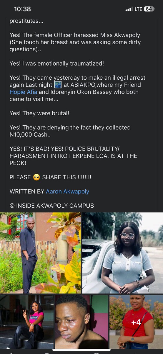 isaacedet1351's tweet image. "@Princemoye1 @PoliceNG @officerTimzy , students of Akwa Ibom State
Polytechnic are facing police harassment by day &amp;amp; armed robbery by night.
@IkotEkpenePoliceCommand, please intervene! #StudentSafetyMatters"