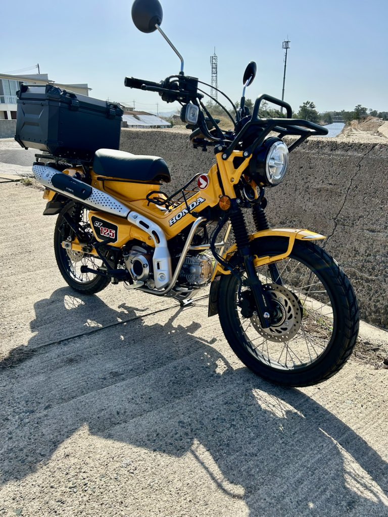 mw5ewSu4lDWKUt4's tweet image. ❇️昨日☀️天気が良かったんで〜慣らしツーリング行って来ました😁

#CT125
#ハンターカブ