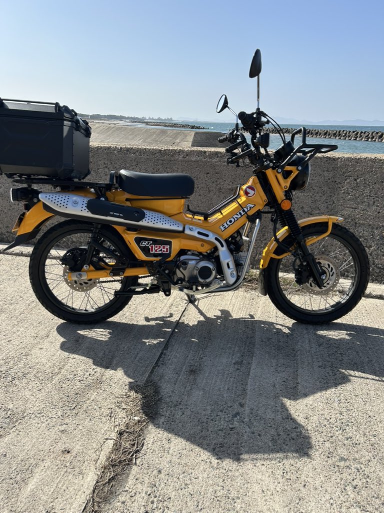 mw5ewSu4lDWKUt4's tweet image. ❇️昨日☀️天気が良かったんで〜慣らしツーリング行って来ました😁

#CT125
#ハンターカブ