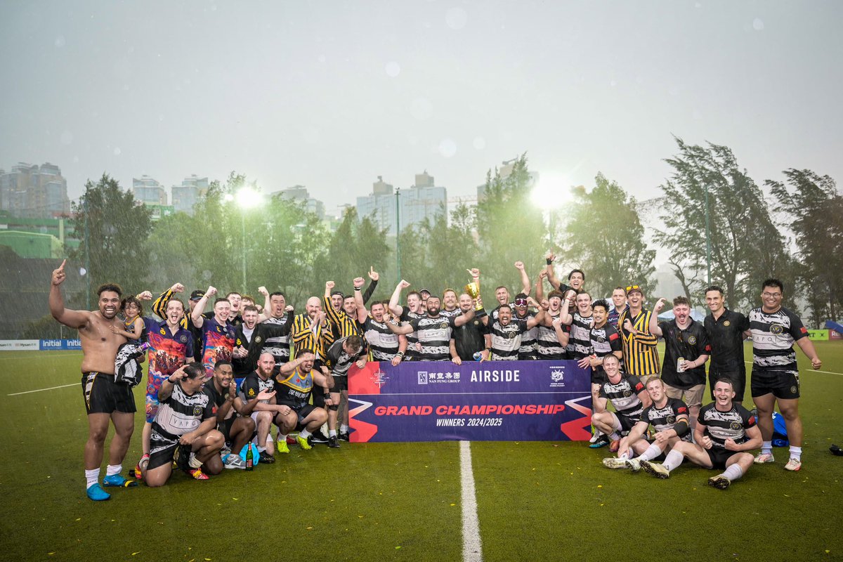 A huge congratulations to Shenzhen Pirates,  securing the Premiership A Grand Champs title in their first season in the competition 🏆🙌

#hkrugby #AGameForAll #GrandChampionship