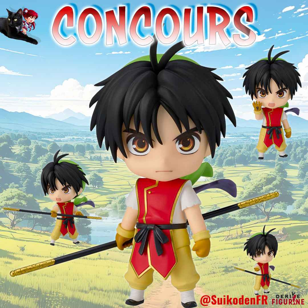 DeriveFigurine's tweet photo. #CONCOURS Suikoden avec @SuikodenFR🎁😎

Tentez de remporter l'adorable figurine de Tir en Nendoroid 🥰😍

✨Pour jouer ➡️https://t.co/fsvHQV6grA

Pour nous remercier :

💥#RT
💥Follow @DeriveFigurine et @SuikodenFR 

Modalités ⤵️ https://t.co/mjrCptVJOW