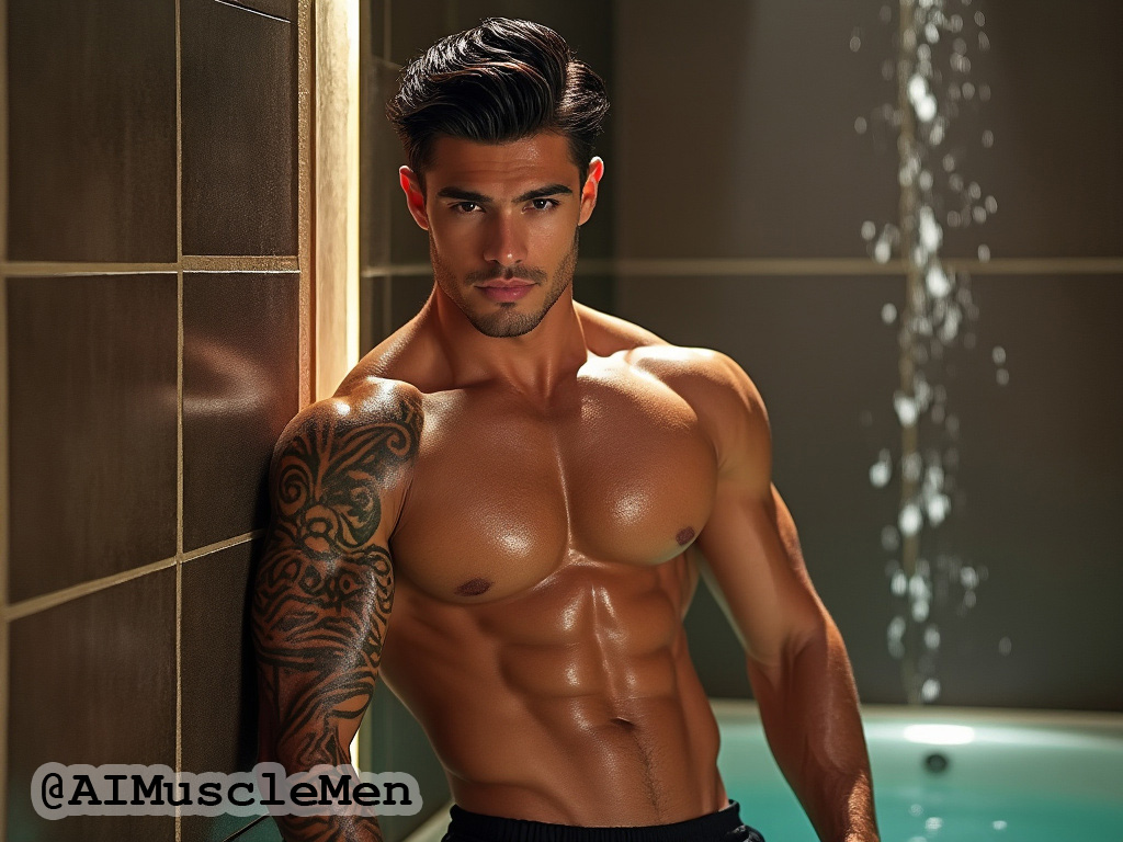 Do you want to join him in the spa?

#ai #muscle #hunks #handsome #abs #spa #pecs