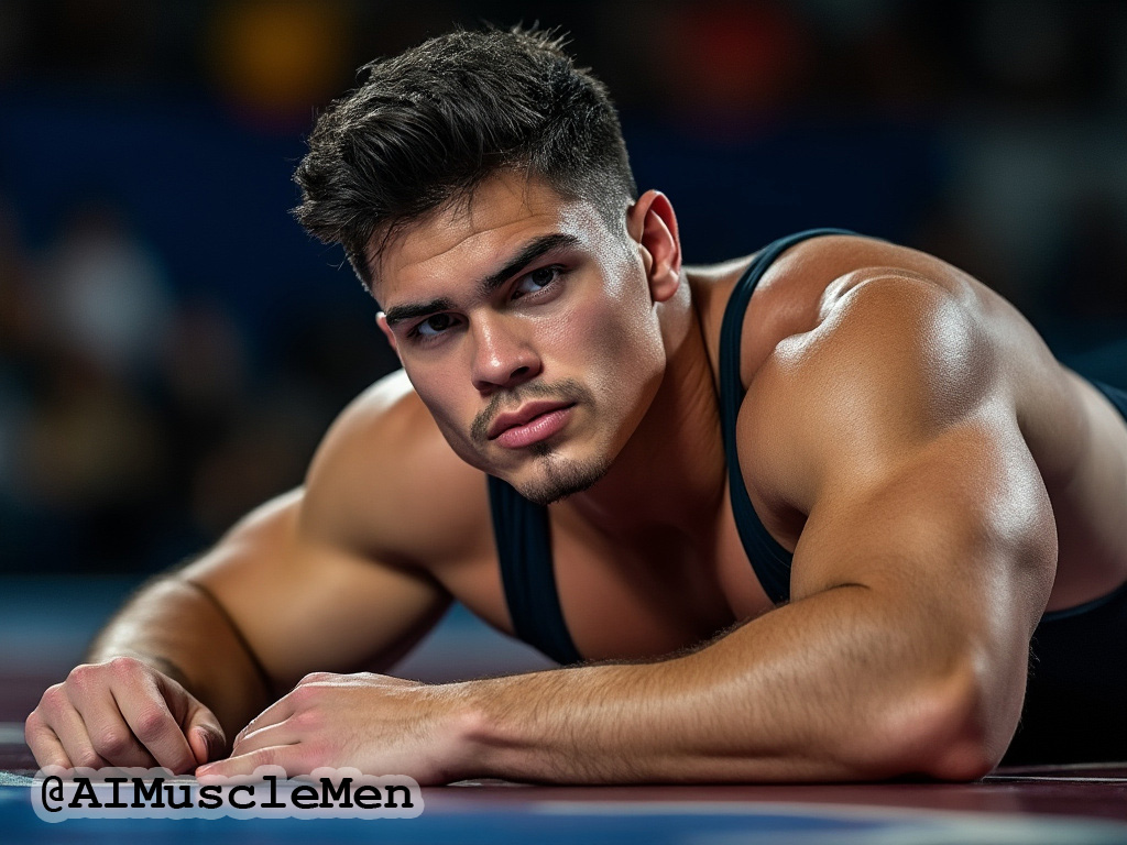 Imagine being pinned down by him.

#ai #wrestler #muscle #fantasy #hunk #strong