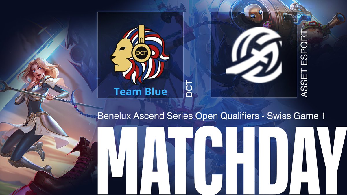 DutchCTeam's tweet photo. Our first match of the day at the @BAscendSeries, we are playing against Asset Esport at 12.00
We are going to have 5 matches of Swiss today!
#DCTWIN #benelux2025 #RoadToDiv2 https://t.co/m93VJoVS6h