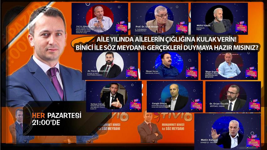 Şok Gerçekler, Çarpıcı Açıklamalar! "Binici ile Söz Meydanı" Bu Hafta Gündemi Sarsacak!

Muhammet Binici’nin hazırlayıp sunduğu "Binici ile Söz Meydanı", yine halkın içinde, yine gündemin tam merkezinde! Ümraniye Antebim’de mağdur ailelerin katılımıyla gerçekleşecek bu özel