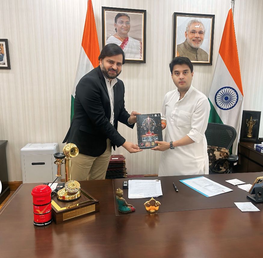RajSharma_AICRA's tweet image. It was a great pleasure meeting and inviting Shri @JM_Scindia sir, Hon&apos;ble Minister of Communications and DONER. We look forward to welcoming him at GAISA 5.0 to share his valuable insights.
