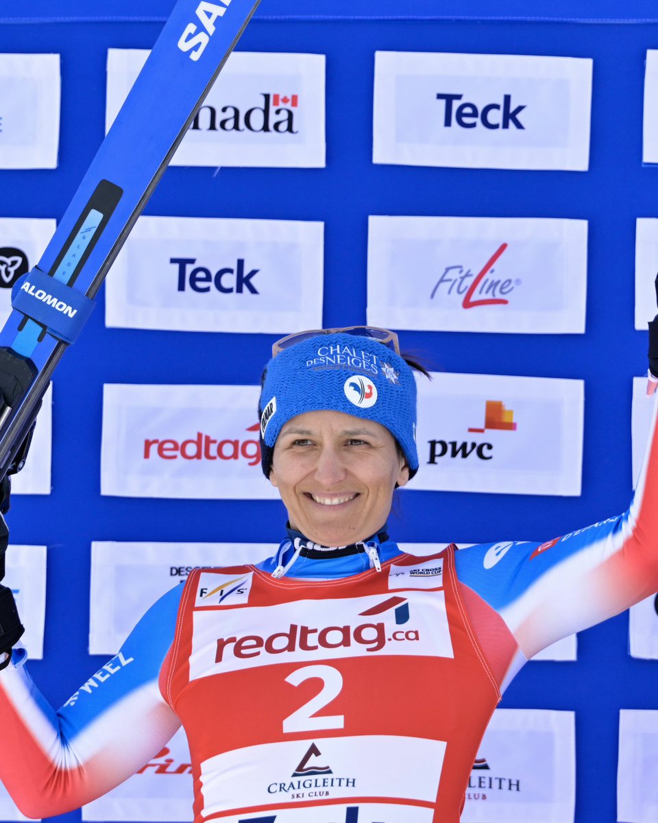 🇫🇷 <a href="/MarielleBerger/">Marielle Berger</a> est montée hier sur le podium pour la 5️⃣e fois de la saison en décrochant une belle 🥈e place, lors de l’étape de Coupe du monde de skicross à Craigleigth. 🇨🇦
 
Victorieuse de son quart et de sa demi-finale, la Française signe son 3️⃣1️⃣e podium en Coupe du monde