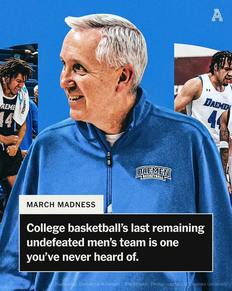 The Athletic (@theathletic) on Twitter photo As college basketball’s last remaining undefeated men’s team, Division II Daemen University is the most underrated squad in the country.
Can it bring unlucky Buffalo a championship at last?
✍️ <a href="/ByTimGraham/">Tim Graham</a>
nytimes.com/athletic/62039… As college basketball’s last remaining undefeated men’s team, Division II Daemen University is the most underrated squad in the country.
Can it bring unlucky Buffalo a championship at last?
✍️ <a href="/ByTimGraham/">Tim Graham</a>
nytimes.com/athletic/62039…