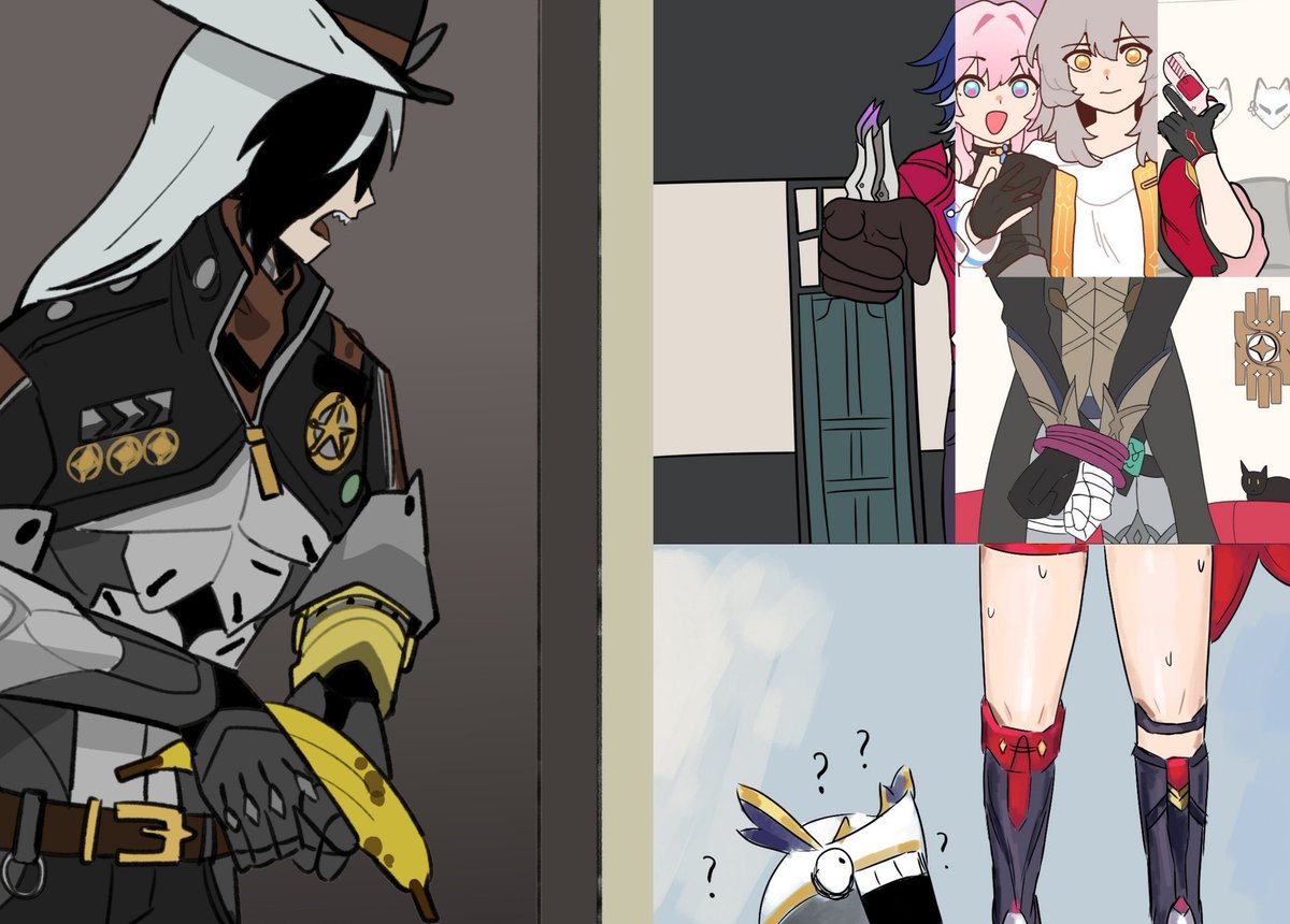 “GALAXY RANGER IS HERE!
PUT YOUR FORKING WEAPON DOWN THERE!!!”

#HonkaiStarRail #Boothill