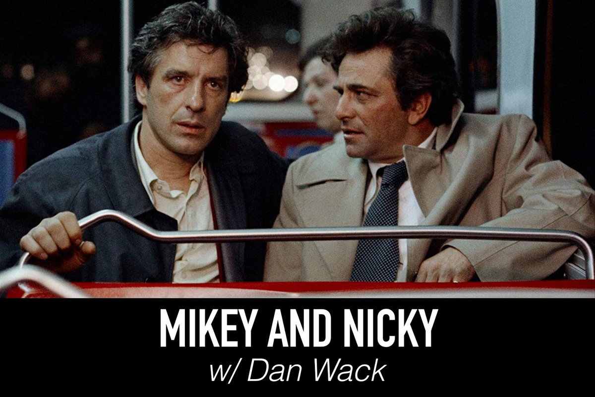 New episode! We sit down with Dan Wack (Philosophy, Knox College) to discuss Elaine May's Mikey and Nicky! The philosophy of gangster films, friendship, masculinity, and more! Listen below:

pod.link/1505648062/epi…