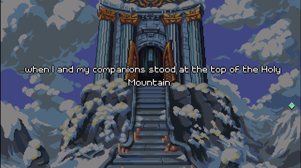 Hey #screenshotsaturday! This is "Quartet"

-Exciting turn based battles with instant back row character swapping
-Four opening chapters, played in any order
-An epic story 
-Tons of gear, characters and RPG adventuring 

#QuartetRPG #pixelart