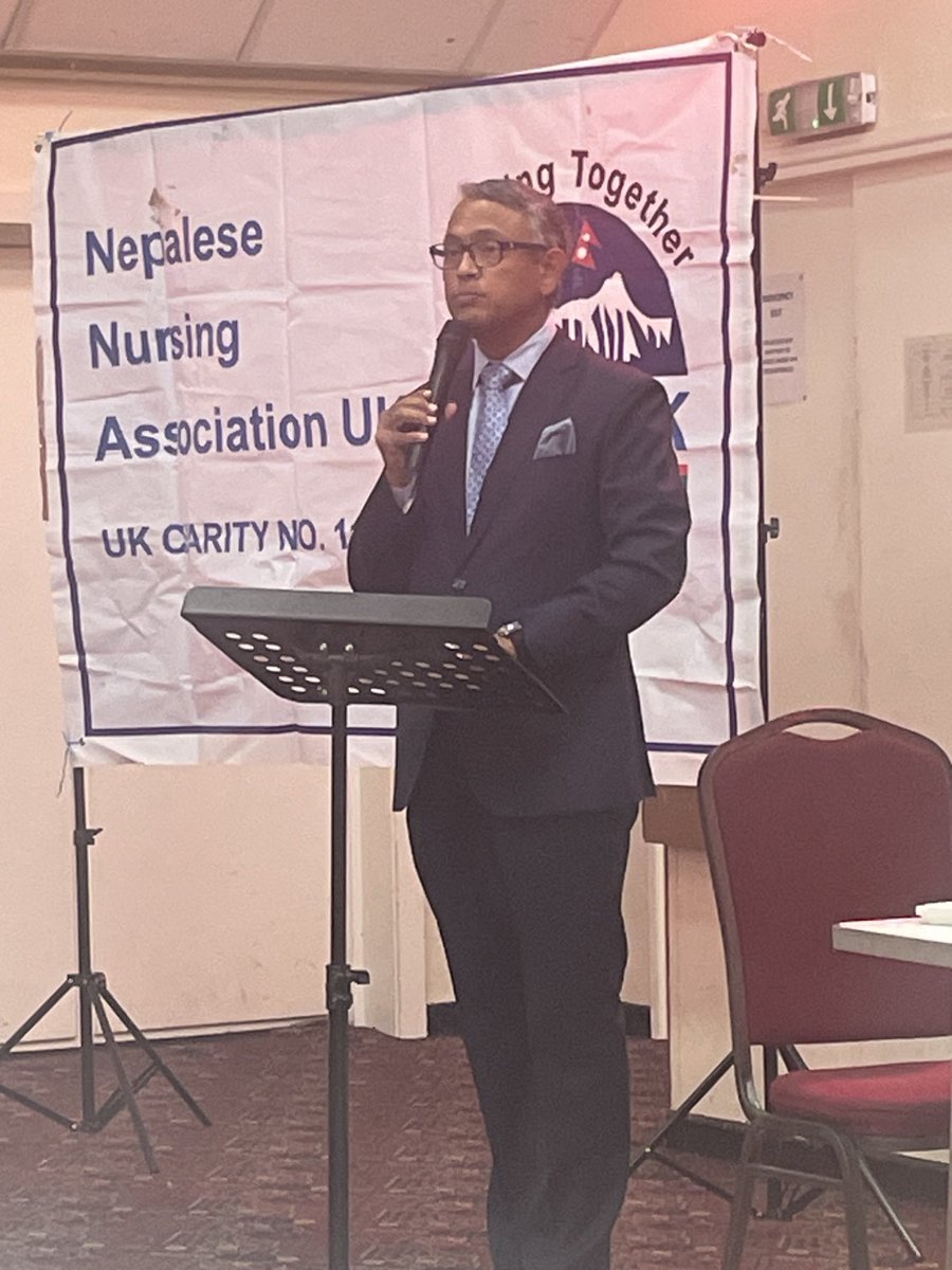 Vinice Thomas (@vinicethomas) on Twitter photo His Excellency Chandra Kumar Ghimire, Nepal Ambassador to UK thanks UK Nepalese nurses for hard work and dedication to patients and communities in UK and Nepal! <a href="/CNOBME_SAG/">CNO CMidO_StrategyGrp</a> <a href="/teamCNO_/">teamCNO 💙</a> <a href="/nna_uk/">Nepalese Nursing Association UK</a> <a href="/felicia_kwaku/">Dr Felicia Kwaku, OBE, RGN</a> His Excellency Chandra Kumar Ghimire, Nepal Ambassador to UK thanks UK Nepalese nurses for hard work and dedication to patients and communities in UK and Nepal! <a href="/CNOBME_SAG/">CNO CMidO_StrategyGrp</a> <a href="/teamCNO_/">teamCNO 💙</a> <a href="/nna_uk/">Nepalese Nursing Association UK</a> <a href="/felicia_kwaku/">Dr Felicia Kwaku, OBE, RGN</a>