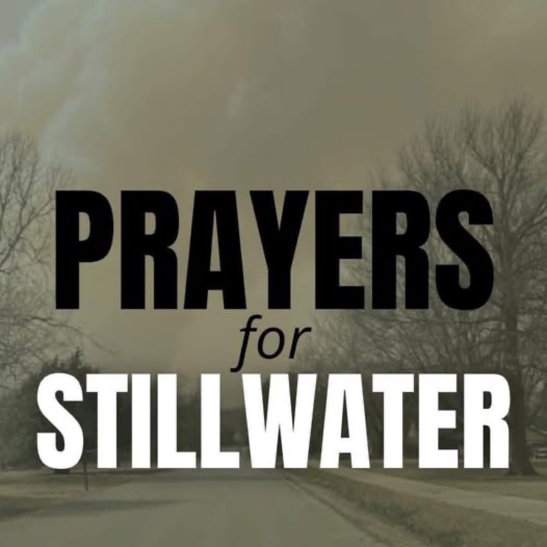 #StillwaterStrong

Our thoughts &amp; prayers are with everyone in Stillwater, Oklahoma!